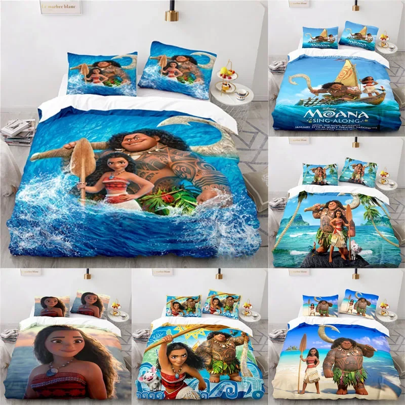 Disney Movie Moana Bedding Set Quilt Cover Pillowcase Anime Pua Pig Decor Bed Spead Bedroom Duvet Cover Bedding Suit Kids Gift
Disney Movie Moana Bedding Set Quilt Cover Pillowcase Anime Pua Pig Decor Bed Spead Bedroom Duvet Cover Bedding Suit Kids Gift