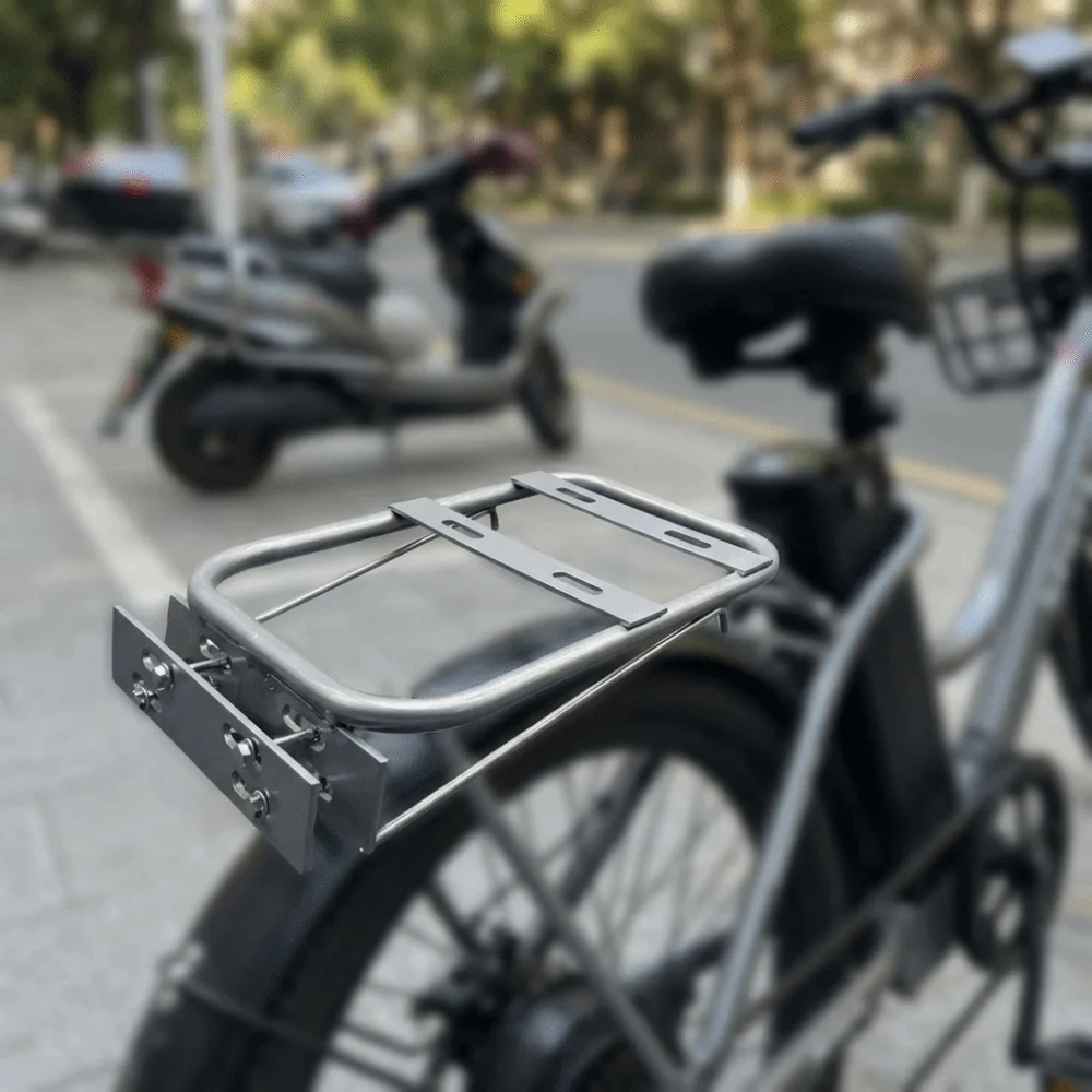 Universal Compatible Electric Vehicle Rear Rack Sturdy Structure Stable Design Luggage Holder Strong Load-Bearing