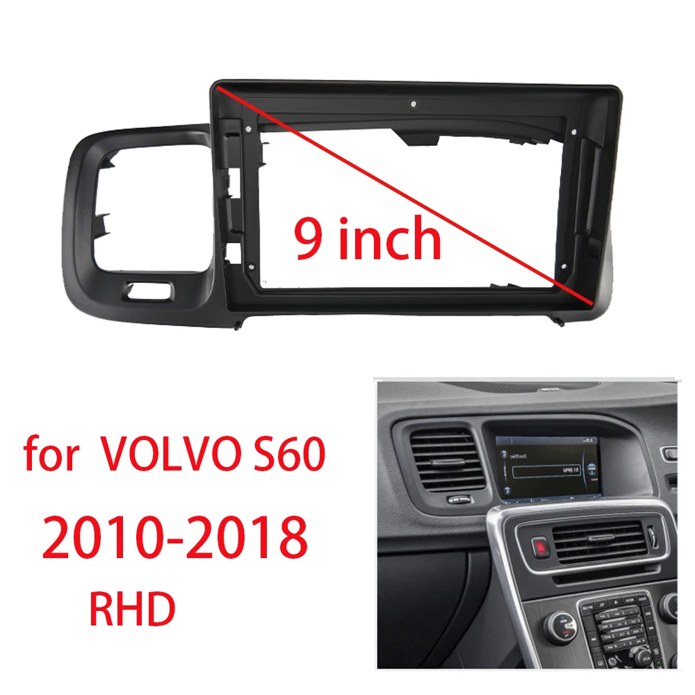 9 inch Car Fascia Radio Panel for 2010-2018 VOLVO S60 RHD Dash Kit Install Facia Console Bezel
9 inch Car Fascia Radio Panel for 2010-2018 VOLVO S60 RHD Dash Kit Install Facia Console Bezel
