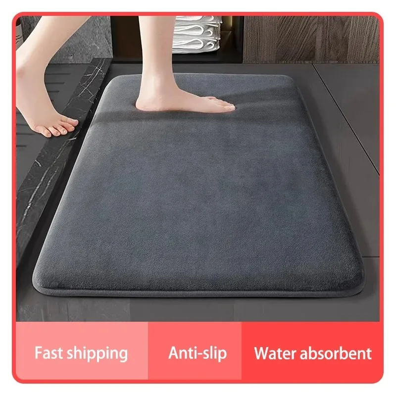 Super absorbent floor mat, super absorbent bath mat, super anti slip coral velvet bathroom floor mat, door mat
Super absorbent floor mat, super absorbent bath mat, super anti slip coral velvet bathroom floor mat, door mat