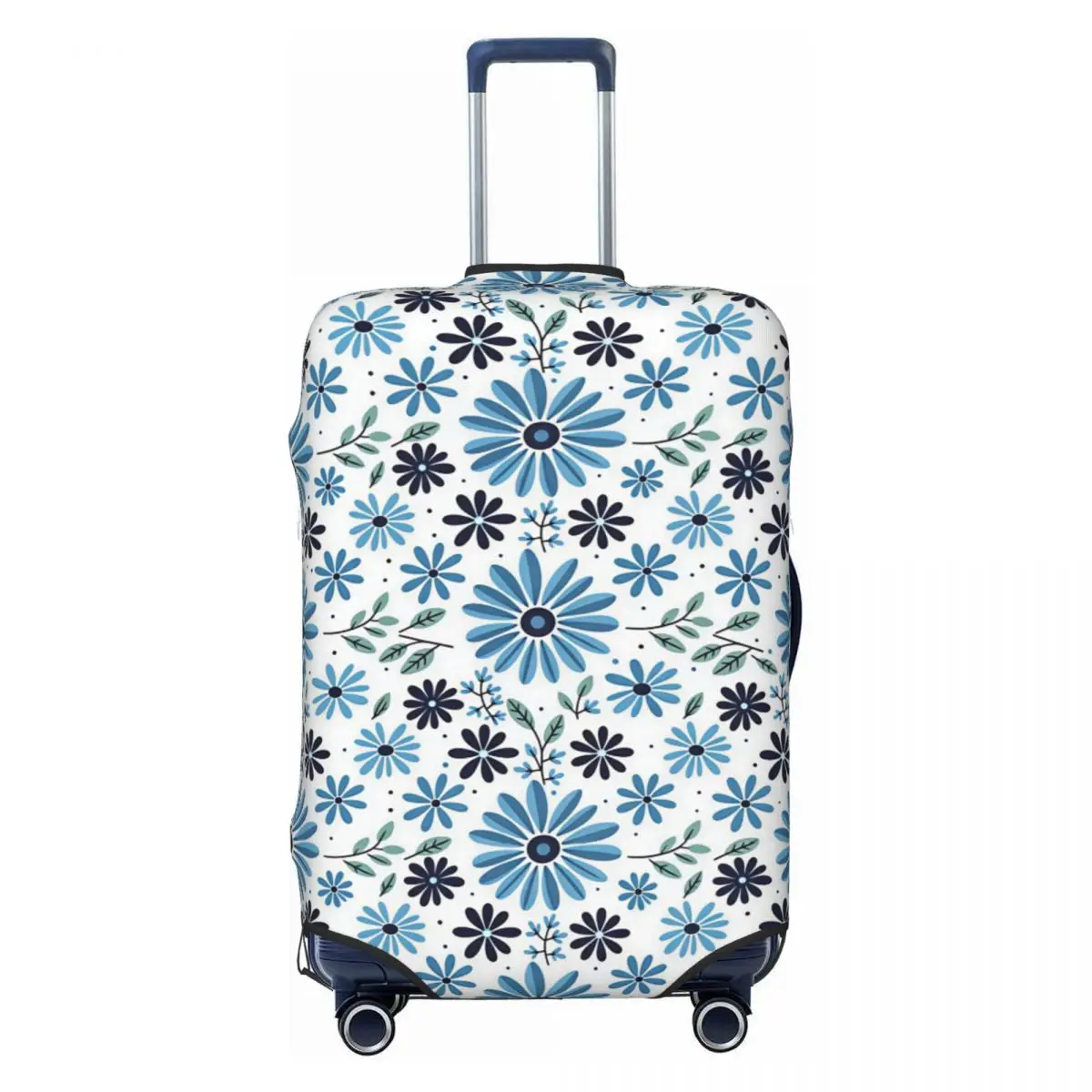Custom Minimal Two Tone Blue Daisy Floral Luggage Cover Protector Fashion Travel Suitcase Covers for 18-32 Inch
Custom Minimal Two Tone Blue Daisy Floral Luggage Cover Protector Fashion Travel Suitcase Covers for 18-32 Inch