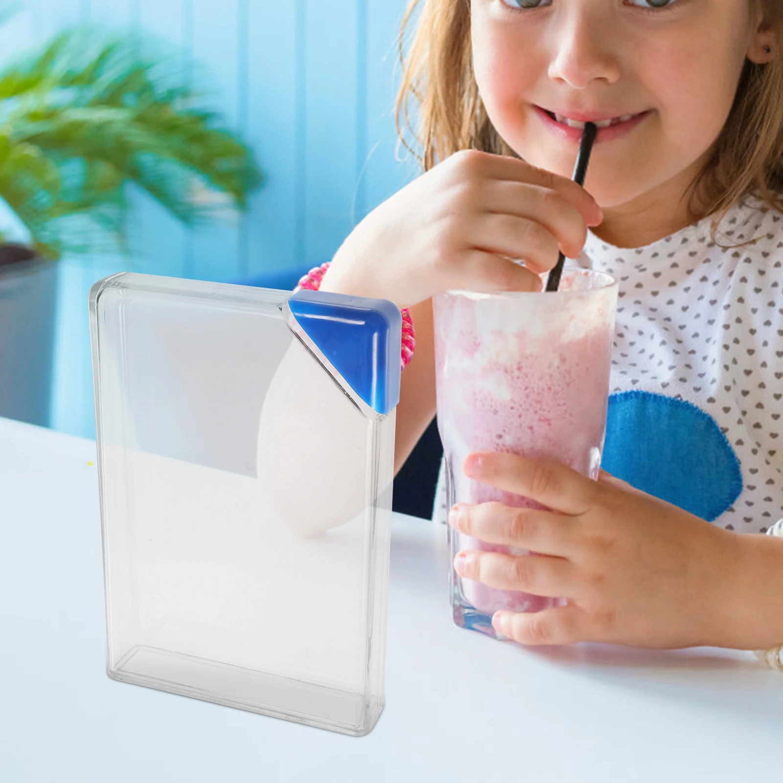 Flat Water Bottle Transparent Sports Square Travel Portable Flask Juice Container Lightweight Durable Reusable Safe Plastic 
Flat Water Bottle Transparent Sports Square Travel Portable Flask Juice Container Lightweight Durable Reusable Safe Plastic