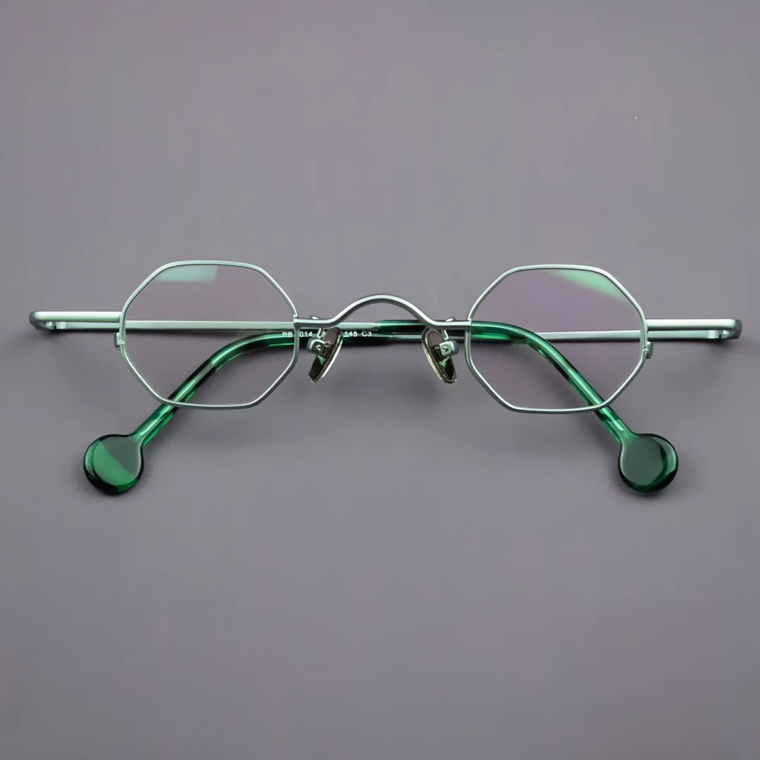 PENG retro small frame trendy punk eyeglass frame for women, metal carved eyeglass frame can be paired with prescription
PENG retro small frame trendy punk eyeglass frame for women, metal carved eyeglass frame can be paired with prescription