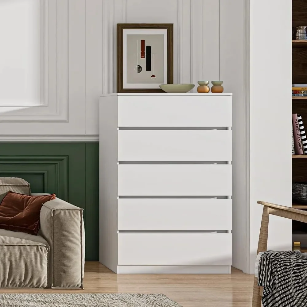 Dressers for Bedroom Furniture Wooden Tall White Closet Dresser 5 Drawer Chest Toiletries Living Room Makeup Table 27.6 in Desk
Dressers for Bedroom Furniture Wooden Tall White Closet Dresser 5 Drawer Chest Toiletries Living Room Makeup Table 27.6 in Desk