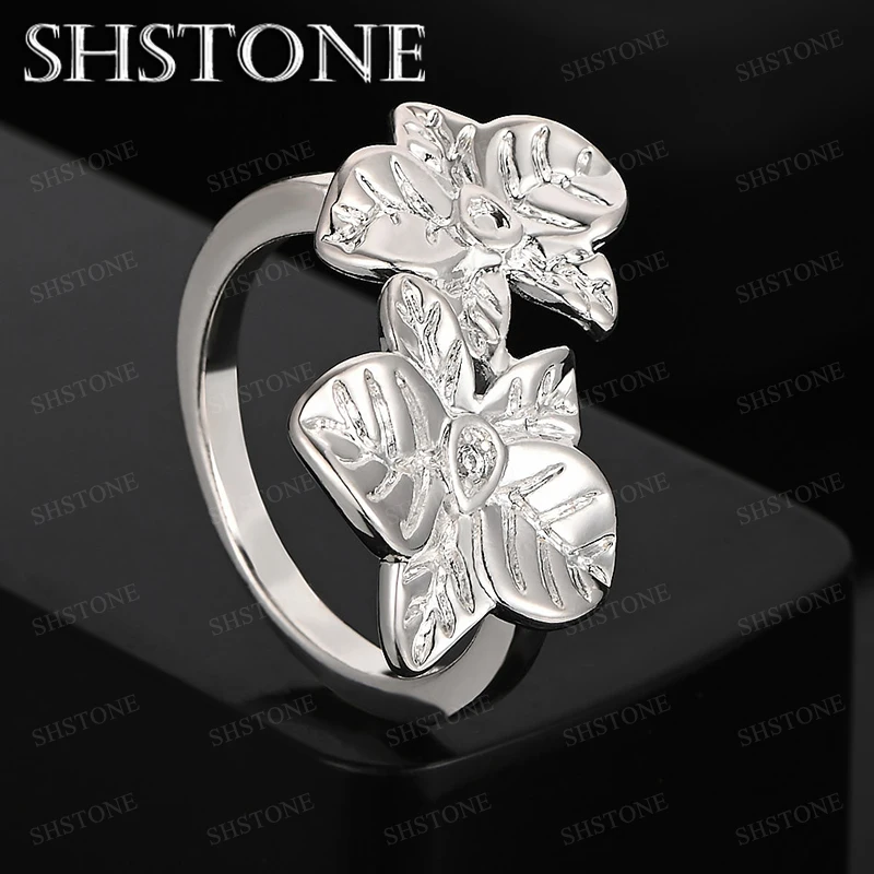 Female 925 Sterling Silver Flower Shaped Rings Fashion Charm Jewelry For Women Man Wedding Party Birthday Gift Accessories
Female 925 Sterling Silver Flower Shaped Rings Fashion Charm Jewelry For Women Man Wedding Party Birthday Gift Accessories