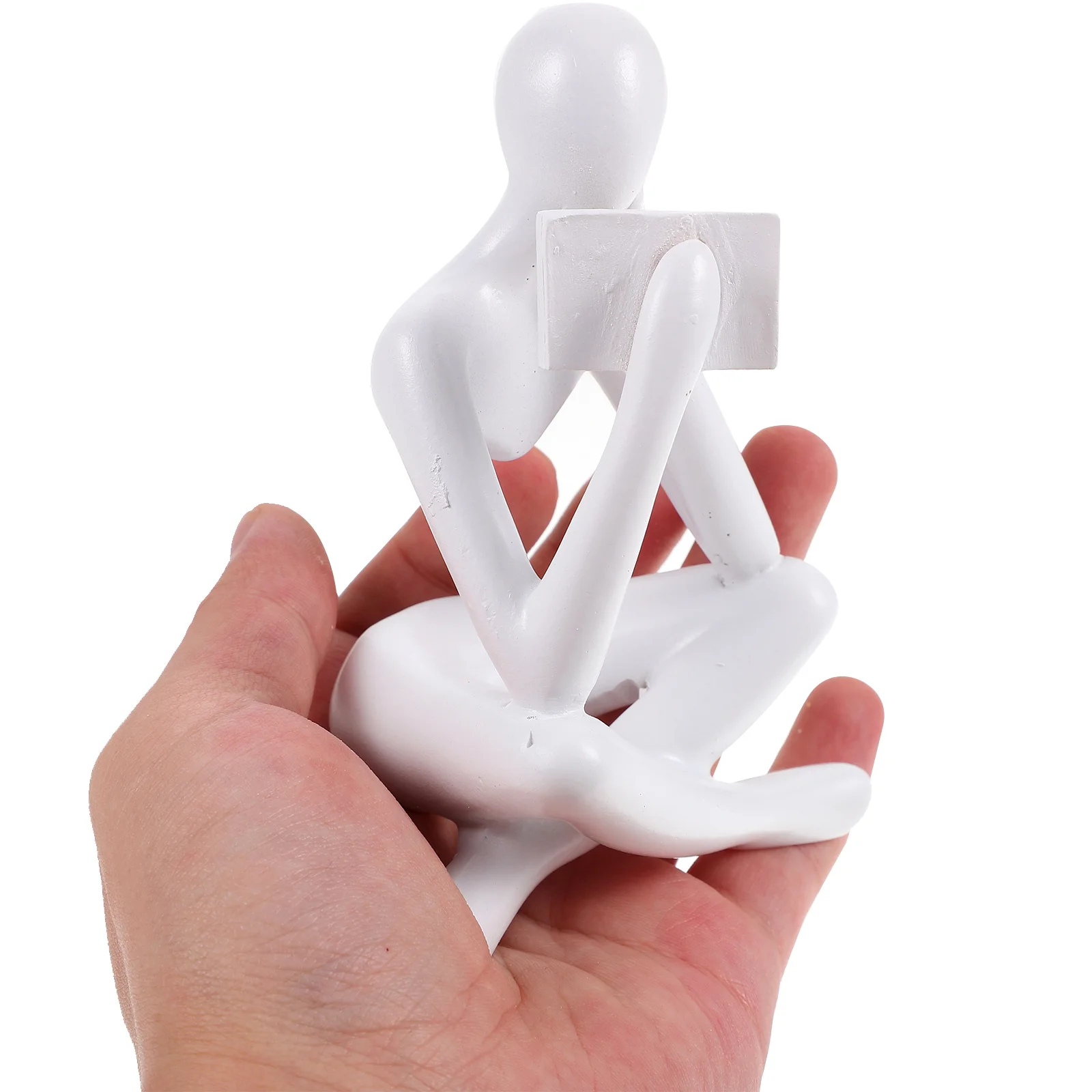 Abstract Thinker Sculpture Resin Craft Desktop Ornament Reading Man Statue for Home Office Room Decor Thinker Statue
Abstract Thinker Sculpture Resin Craft Desktop Ornament Reading Man Statue for Home Office Room Decor Thinker Statue