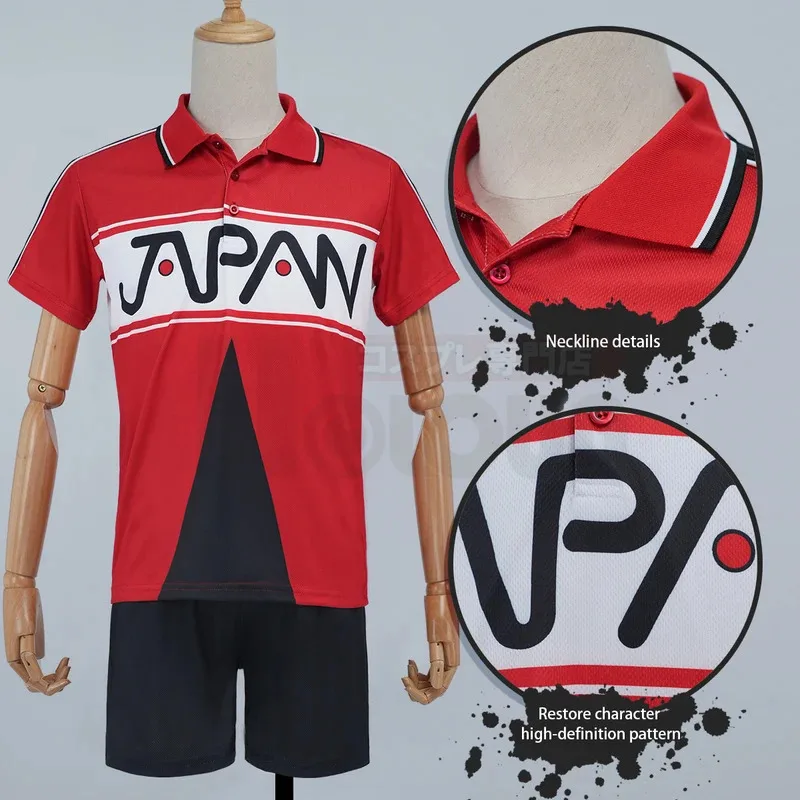 The Prince of Tennis Anime Seiichi Yukimura Ryoma Echizen Cosplay Costume Japan U17 Jerseys Tracksuit Daily Halloween6;d'3,h'7.
The Prince of Tennis Anime Seiichi Yukimura Ryoma Echizen Cosplay Costume Japan U17 Jerseys Tracksuit Daily Halloween6;d'3,h'7.