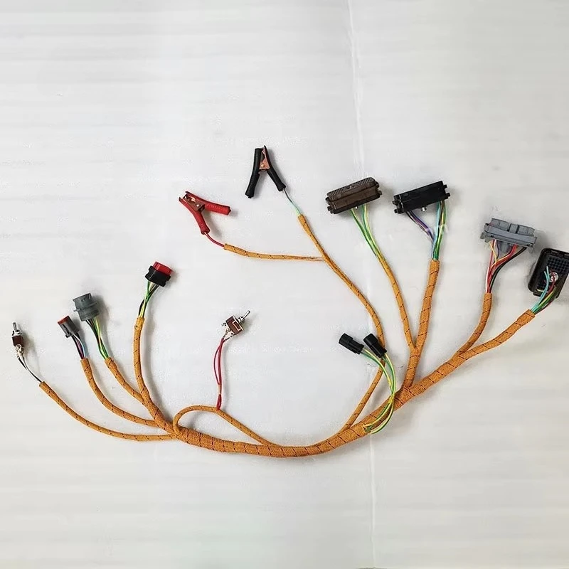 CAT C6.4 C6.6 C7 C9 C15 3126B Engine Test Wiring Harness Engineering Machinery Parts Engine Test Cable Harness
CAT C6.4 C6.6 C7 C9 C15 3126B Engine Test Wiring Harness Engineering Machinery Parts Engine Test Cable Harness
