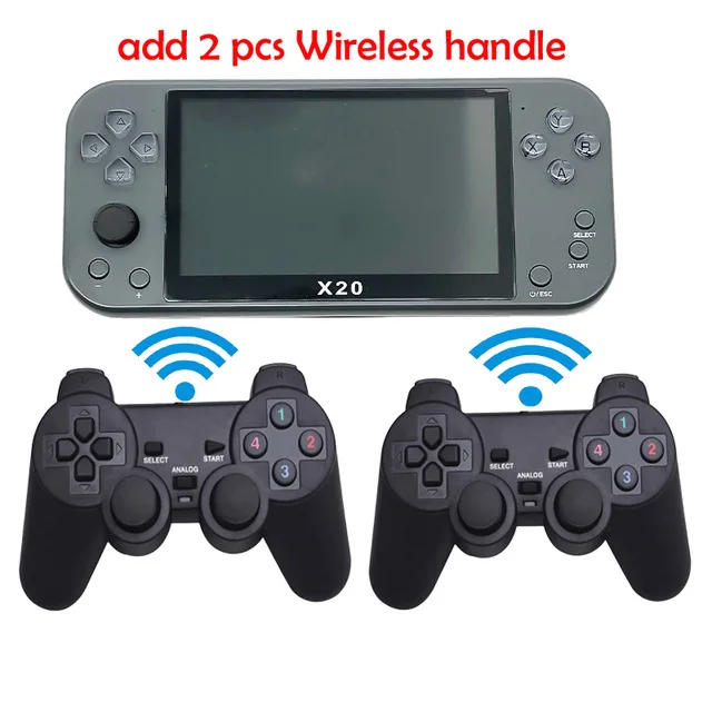 X20 Retro Video Game Console 5.1 Inch Display Handheld Gaming Consoles 64Bit Game Player
X20 Retro Video Game Console 5.1 Inch Display Handheld Gaming Consoles 64Bit Game Player