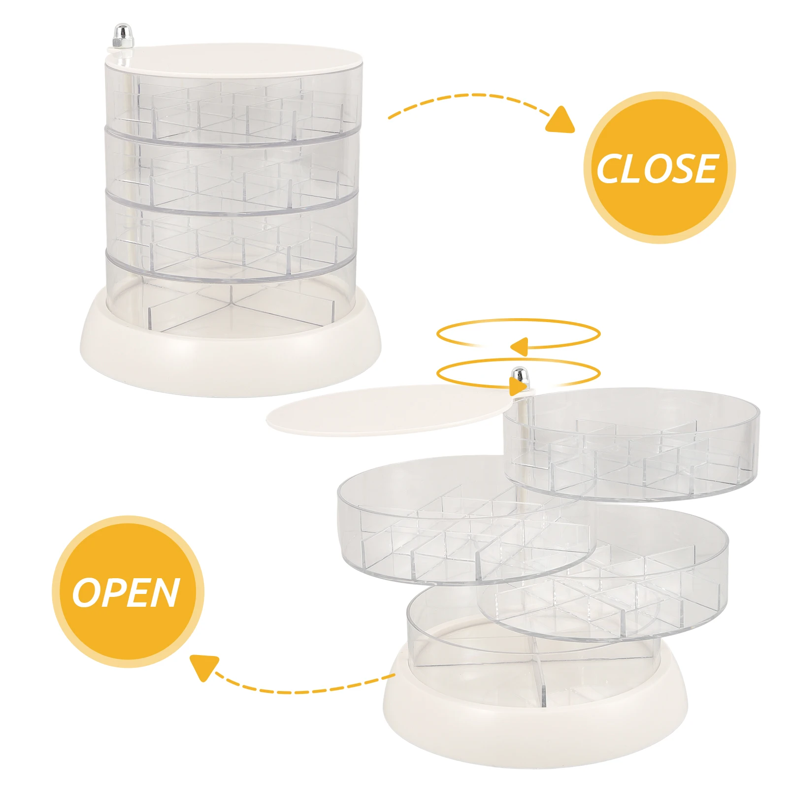 Rotating Jewelry Organizer Box Tiered Jewelry Container For Bracelets Rings Earrings Necklace Holder Storage Stand
Rotating Jewelry Organizer Box Tiered Jewelry Container For Bracelets Rings Earrings Necklace Holder Storage Stand