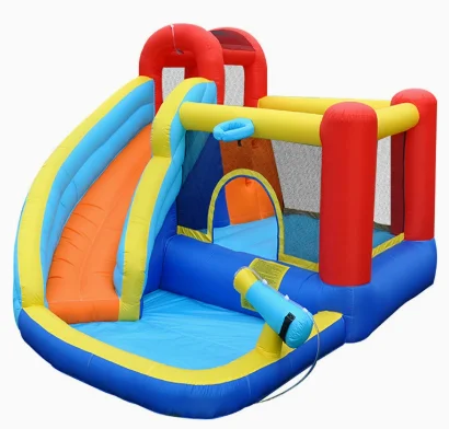 Oxford cloth children's inflatable castle small water jet slide home trampoline outdoor bounce house trampoline
Oxford cloth children's inflatable castle small water jet slide home trampoline outdoor bounce house trampoline