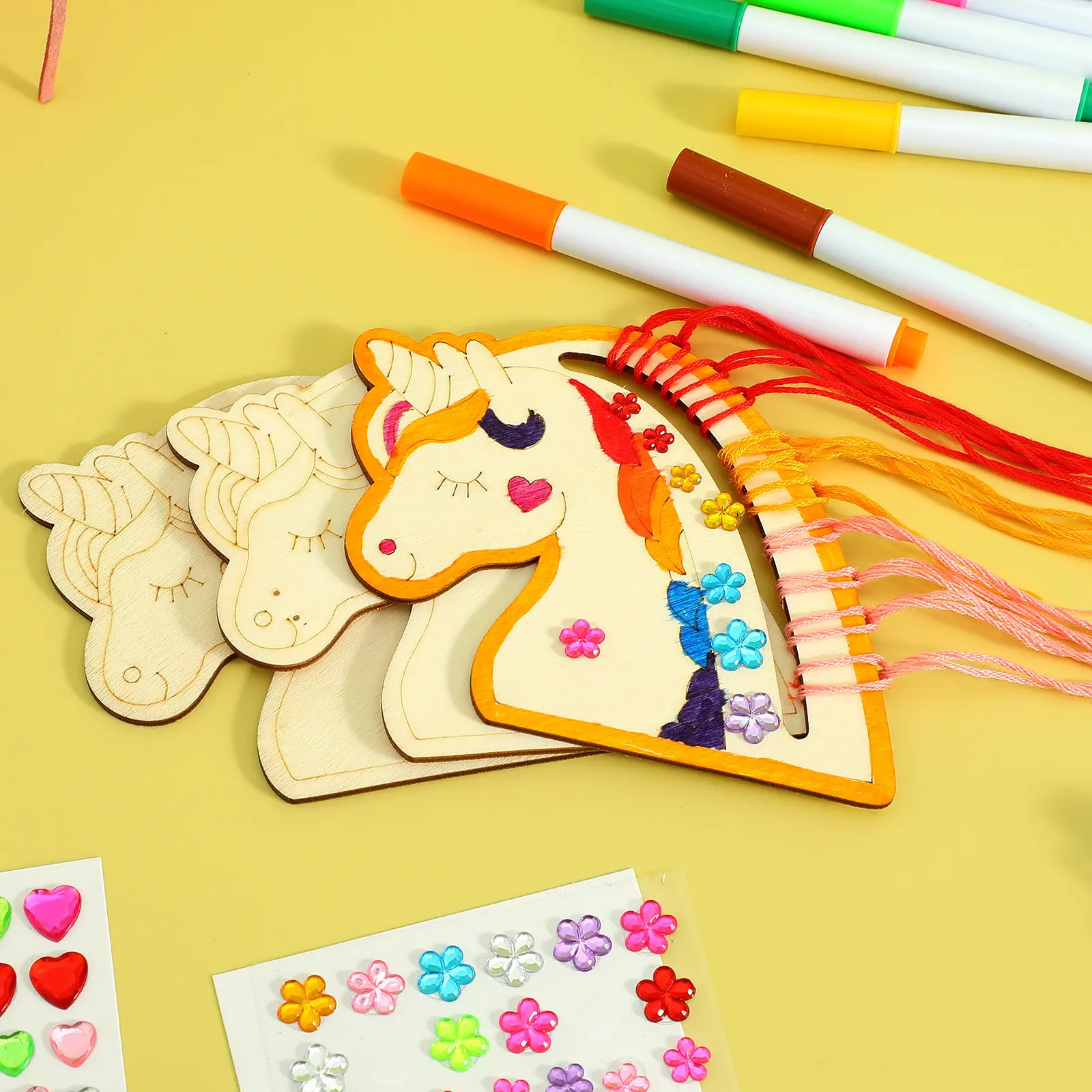1Set Unicorn Wooden Craft Kit Blank Cutouts Painting Craft Supplies for Creative Decorations Birthday Party Favor
1Set Unicorn Wooden Craft Kit Blank Cutouts Painting Craft Supplies for Creative Decorations Birthday Party Favor