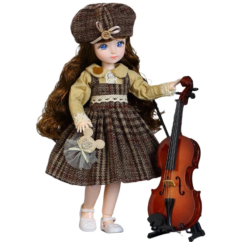 Fashion Cute 1/6 BJD Doll Full Set 30cm Princess Ball Jointed Doll Girl Toy Gift Dolls for Girls Toys
Fashion Cute 1/6 BJD Doll Full Set 30cm Princess Ball Jointed Doll Girl Toy Gift Dolls for Girls Toys