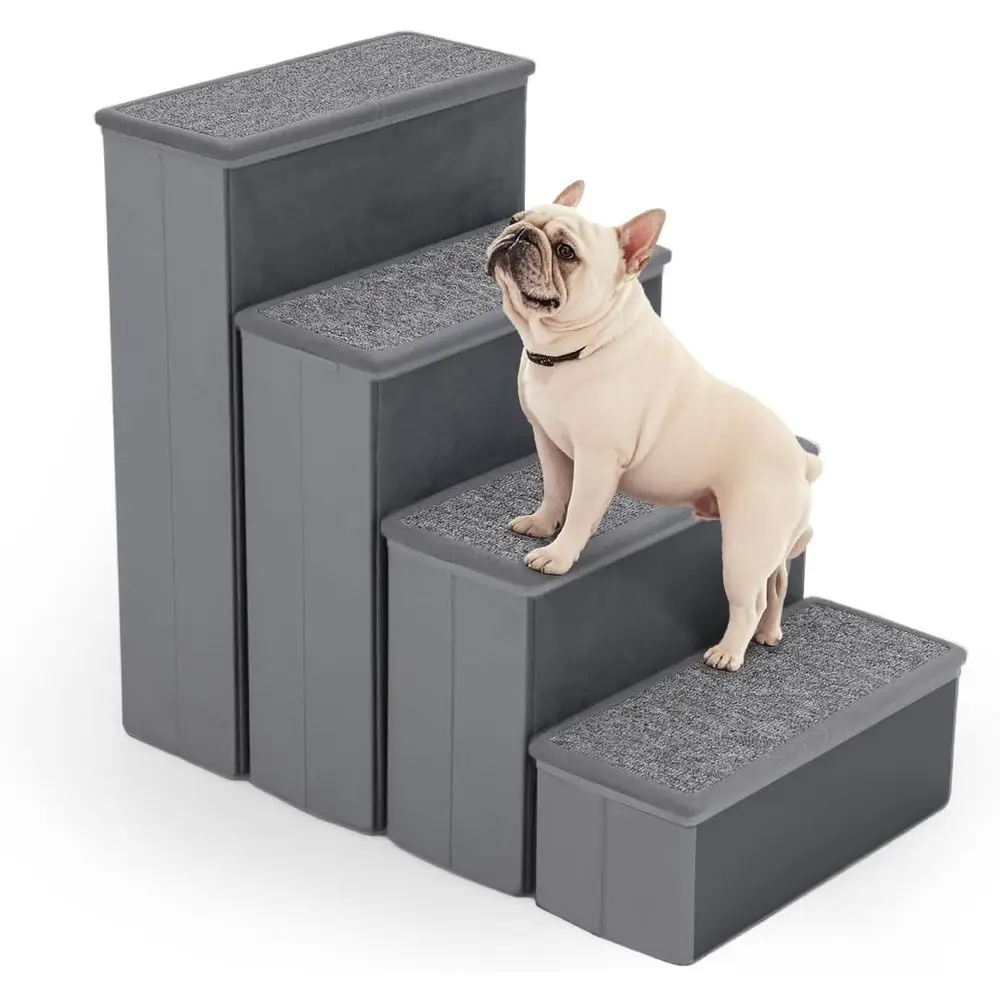 Регулируемые 4-ступенчатые лестницы для домашних животных (для маленьких и средних собак и кошек) с местом для хранения и нескользящей поверхностью
Регулируемые 4-ступенчатые лестницы для домашних животных (для маленьких и средних собак и кошек) с местом для хранения и нескользящей поверхностью