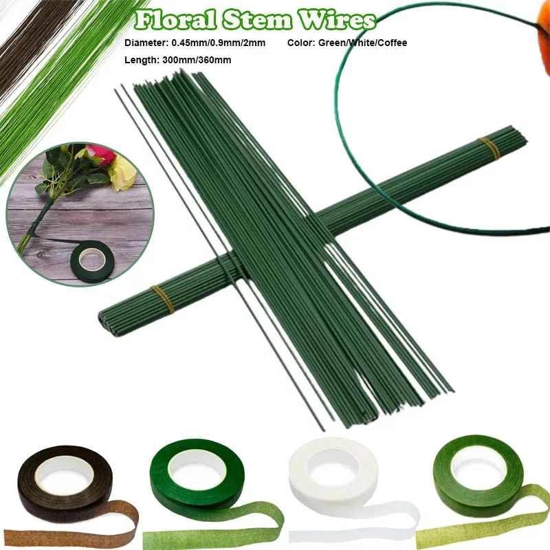 60pcs Artificial flower Wire + 1pcs Floriculture Tape DIY Floral Material Handmade Accessoies for Wedding Home Decoration
60pcs Artificial flower Wire + 1pcs Floriculture Tape DIY Floral Material Handmade Accessoies for Wedding Home Decoration