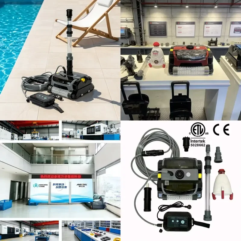 Efficient Pool Cleaner for Swimming Pool Vacuum Underwater Cleaning Wired Electric Pool Vacuum Cleaner
Efficient Pool Cleaner for Swimming Pool Vacuum Underwater Cleaning Wired Electric Pool Vacuum Cleaner