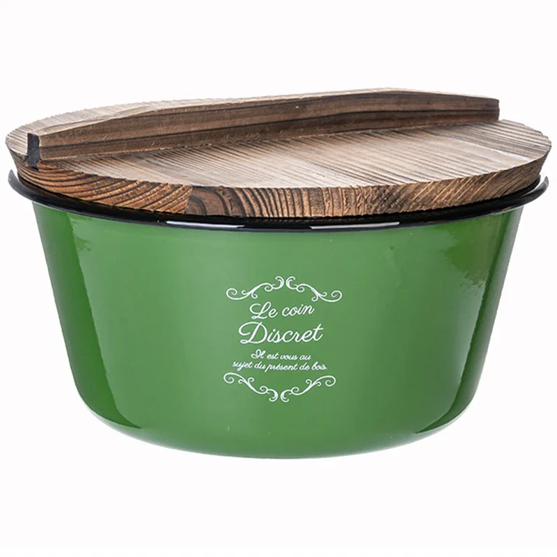 Storage Basin Thickened EnamelMaterial Household RetroChineseStyle Fir Cover Green round Large Capacity Burning Dough Soup Plate
Storage Basin Thickened EnamelMaterial Household RetroChineseStyle Fir Cover Green round Large Capacity Burning Dough Soup Plate