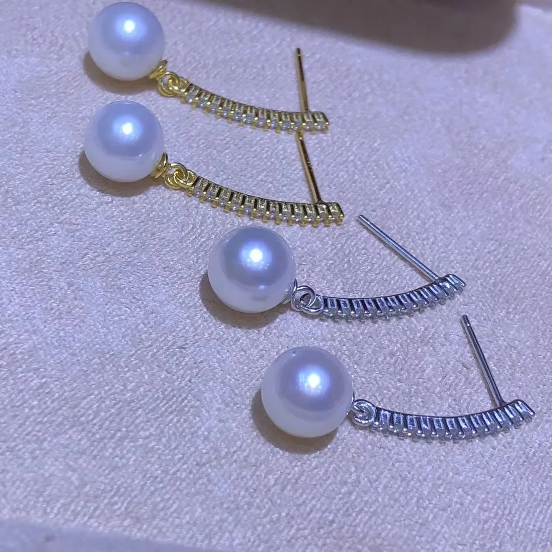 Оптовая продажа, серьги из стерлингового серебра S925, фурнитура для крепления, базовые монтажные детали, аксессуар для жемчуга 8-9 мм, 5 пар/лот
Оптовая продажа, серьги из стерлингового серебра S925, фурнитура для крепления, базовые монтажные детали, аксессуар для жемчуга 8-9 мм, 5 пар/лот