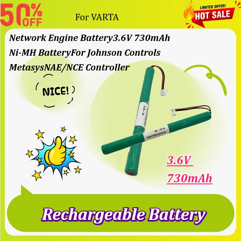 3.6V 730mAh Ni-MH Rechargeable Battery Pack for VARTA 3/VH700 AAA Replacement Accessories
3.6V 730mAh Ni-MH Rechargeable Battery Pack for VARTA 3/VH700 AAA Replacement Accessories