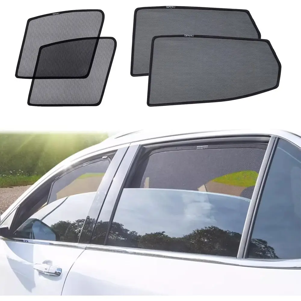 Universal Magnetic Sunshade Set for 2013-2018 Vehicles, UV Protection, Insect Net, Black Rear Side Window Screens
Universal Magnetic Sunshade Set for 2013-2018 Vehicles, UV Protection, Insect Net, Black Rear Side Window Screens