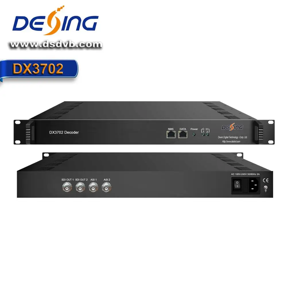 DX3702 IP/ASI to SDI HD Decoder
DX3702 IP/ASI to SDI HD Decoder