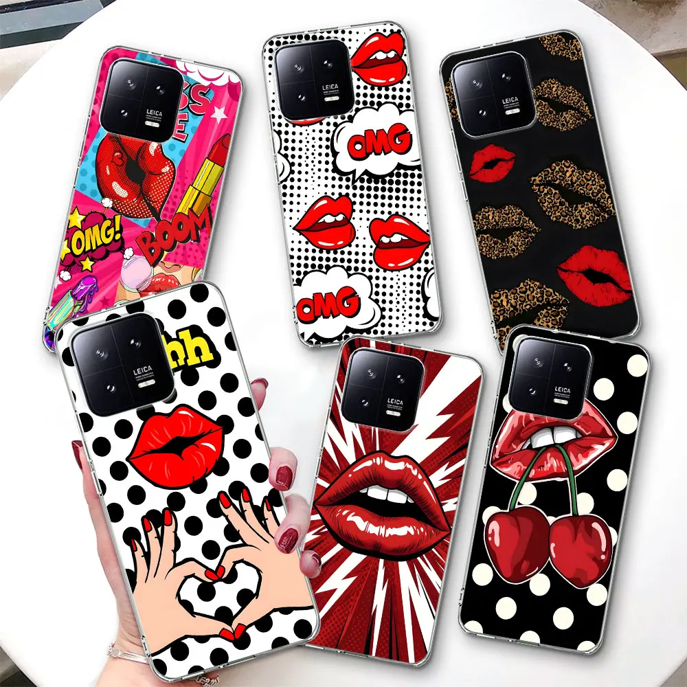 Kiss Red Lips Case for Xiaomi Mi 15 Ultra 14 11 Lite 5G NE 14T 13 15T 10T Pro 12 Lite 12T 10 12S Transparent TPU Phone Cover
Kiss Red Lips Case for Xiaomi Mi 15 Ultra 14 11 Lite 5G NE 14T 13 15T 10T Pro 12 Lite 12T 10 12S Transparent TPU Phone Cover