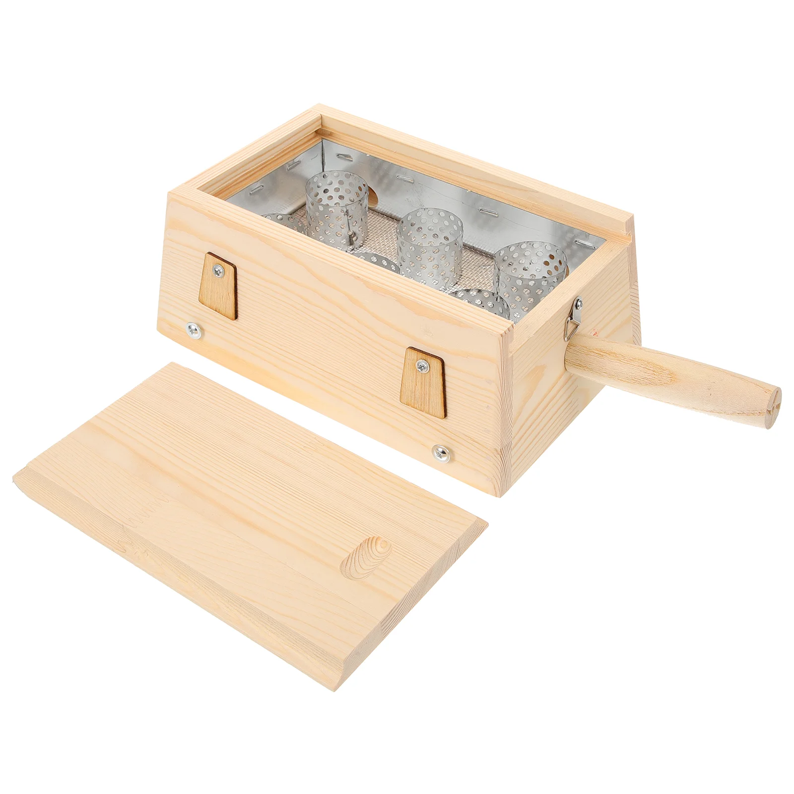 1. 6 Hole Wooden Moxibustion Box Portable Pot Moxibustion Treatment Tool Anti Scald Gift for Family Massage Tool Accessory
1. 6 Hole Wooden Moxibustion Box Portable Pot Moxibustion Treatment Tool Anti Scald Gift for Family Massage Tool Accessory