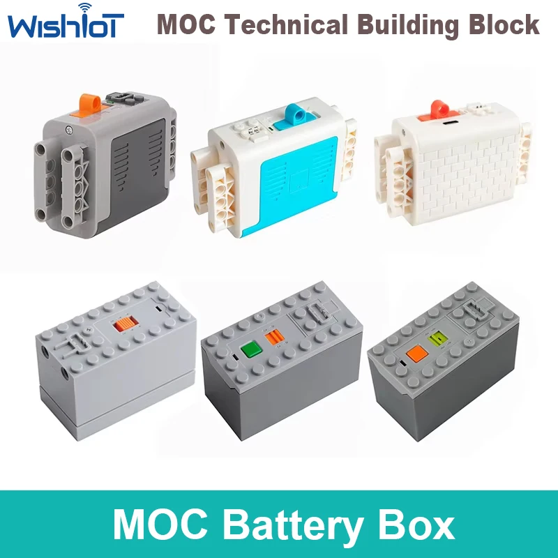 MOC Rechargeable AA /AAA Battery Box Multi-function Power Up Tool Car Train Motor Speed Adjust Control for Building Blocks
MOC Rechargeable AA /AAA Battery Box Multi-function Power Up Tool Car Train Motor Speed Adjust Control for Building Blocks