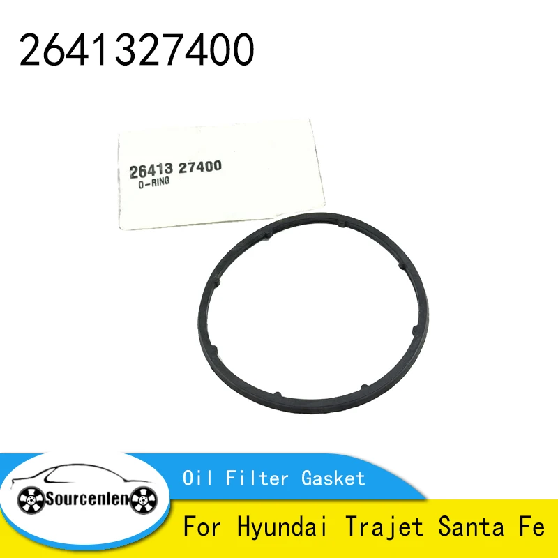 Совершенно новая прокладка масляного фильтра для Hyundai Trajet Santa Fe 2641327400 26413-27400
Совершенно новая прокладка масляного фильтра для Hyundai Trajet Santa Fe 2641327400 26413-27400