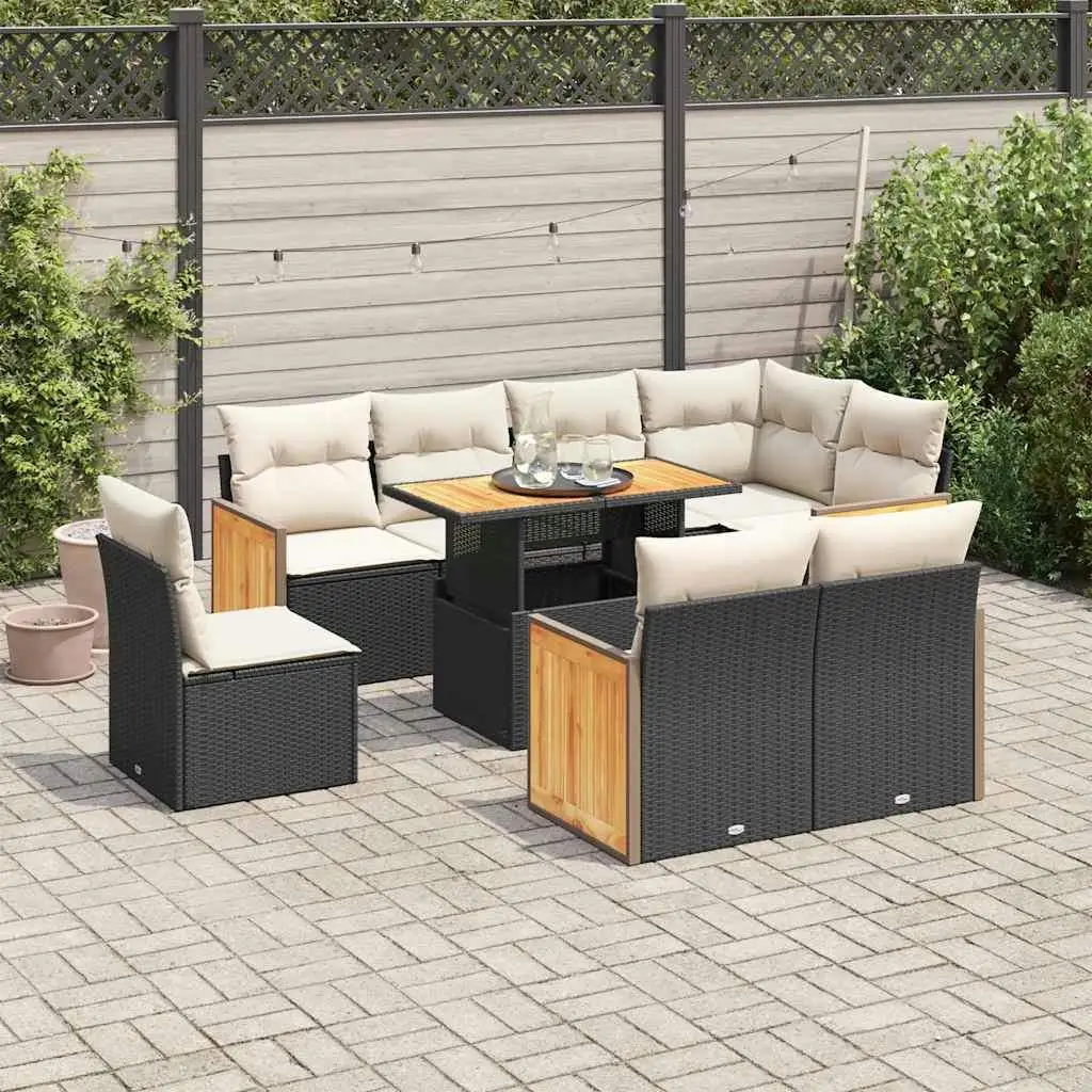 Luxurious Black Cream White PE Rattan Garden Sofa Set Large Outdoor Furniture Stylish Patio Seating
Luxurious Black Cream White PE Rattan Garden Sofa Set Large Outdoor Furniture Stylish Patio Seating