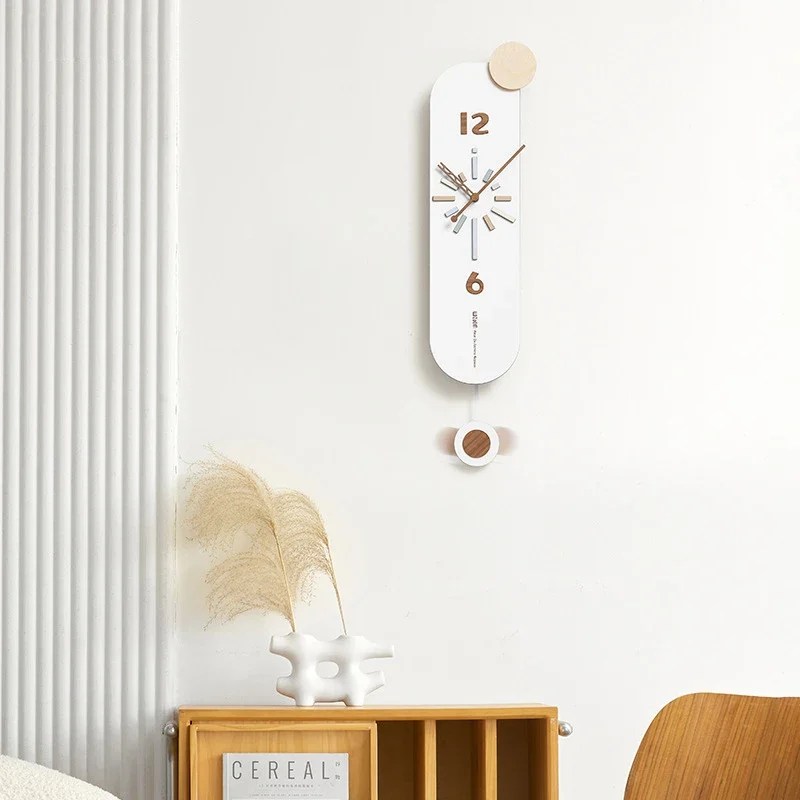 Punch Free Swing Wall Clock Modern Simple Cream Style Solid Wood Pointer Creative Restaurant Bedroom Decoration
Punch Free Swing Wall Clock Modern Simple Cream Style Solid Wood Pointer Creative Restaurant Bedroom Decoration
