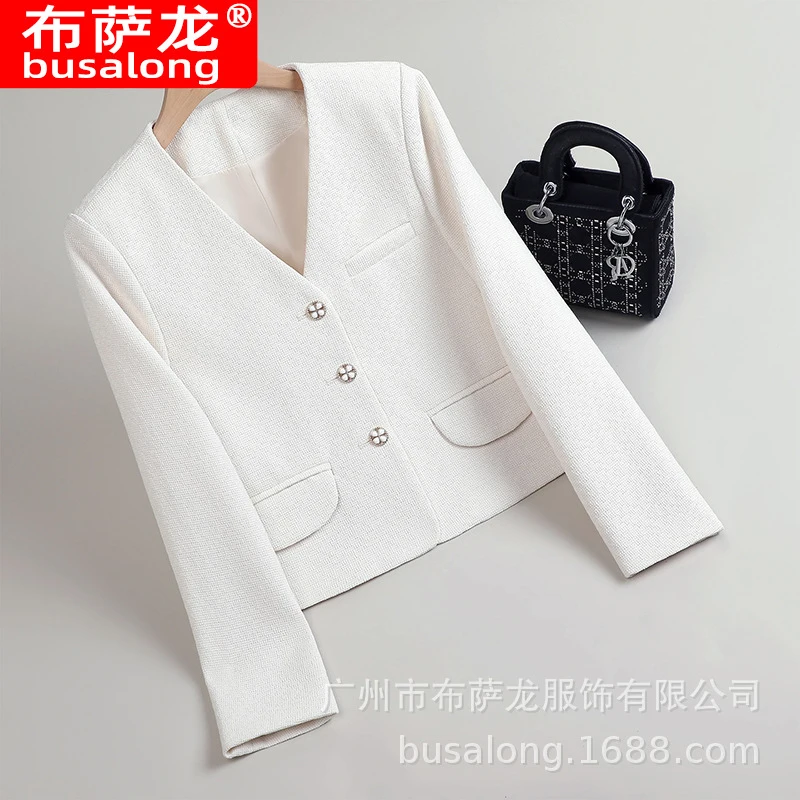 2026New style business blazer for women, long-sleeved professional suit, formal women's jacket, workwear wholesale
2026New style business blazer for women, long-sleeved professional suit, formal women's jacket, workwear wholesale