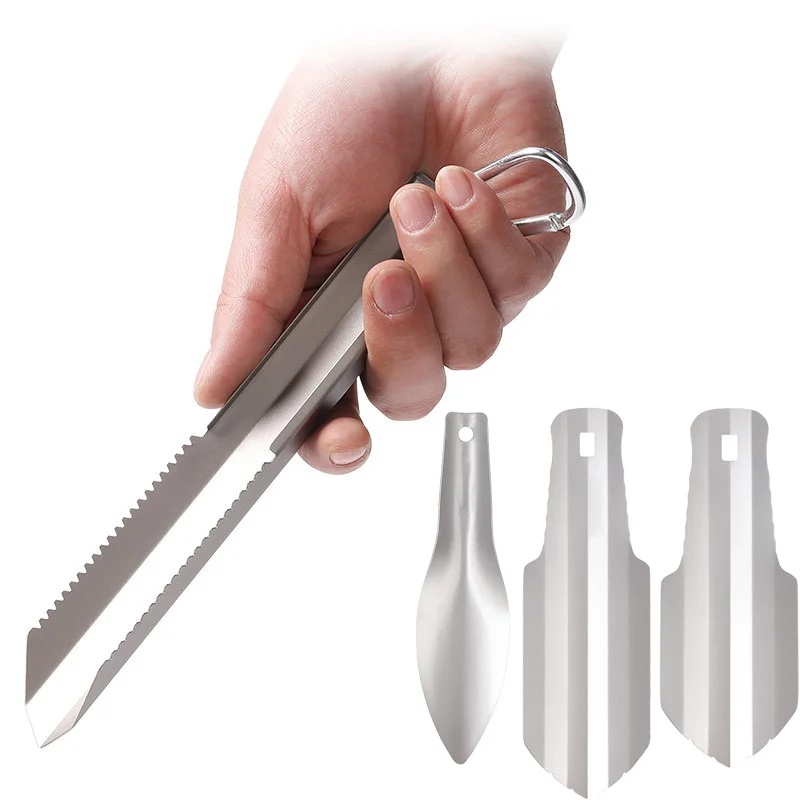 Titanium Camping Shovels Outdoor Garden Hand Shovel Mini Portable Ultralight Hiking Camping Backpacking Shovel Outdoor Tools
Titanium Camping Shovels Outdoor Garden Hand Shovel Mini Portable Ultralight Hiking Camping Backpacking Shovel Outdoor Tools