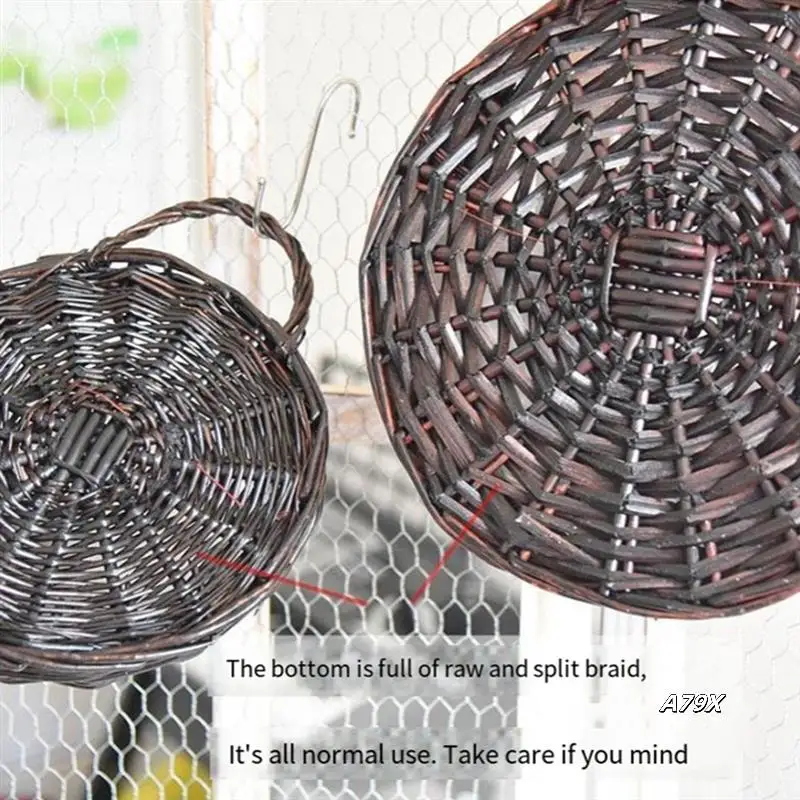 Wall Mounted Natural Wicker Flower Basket Flower Pot, Rattan Vase Basket, Home Garden Wall Decoration Storage Containe
Wall Mounted Natural Wicker Flower Basket Flower Pot, Rattan Vase Basket, Home Garden Wall Decoration Storage Containe