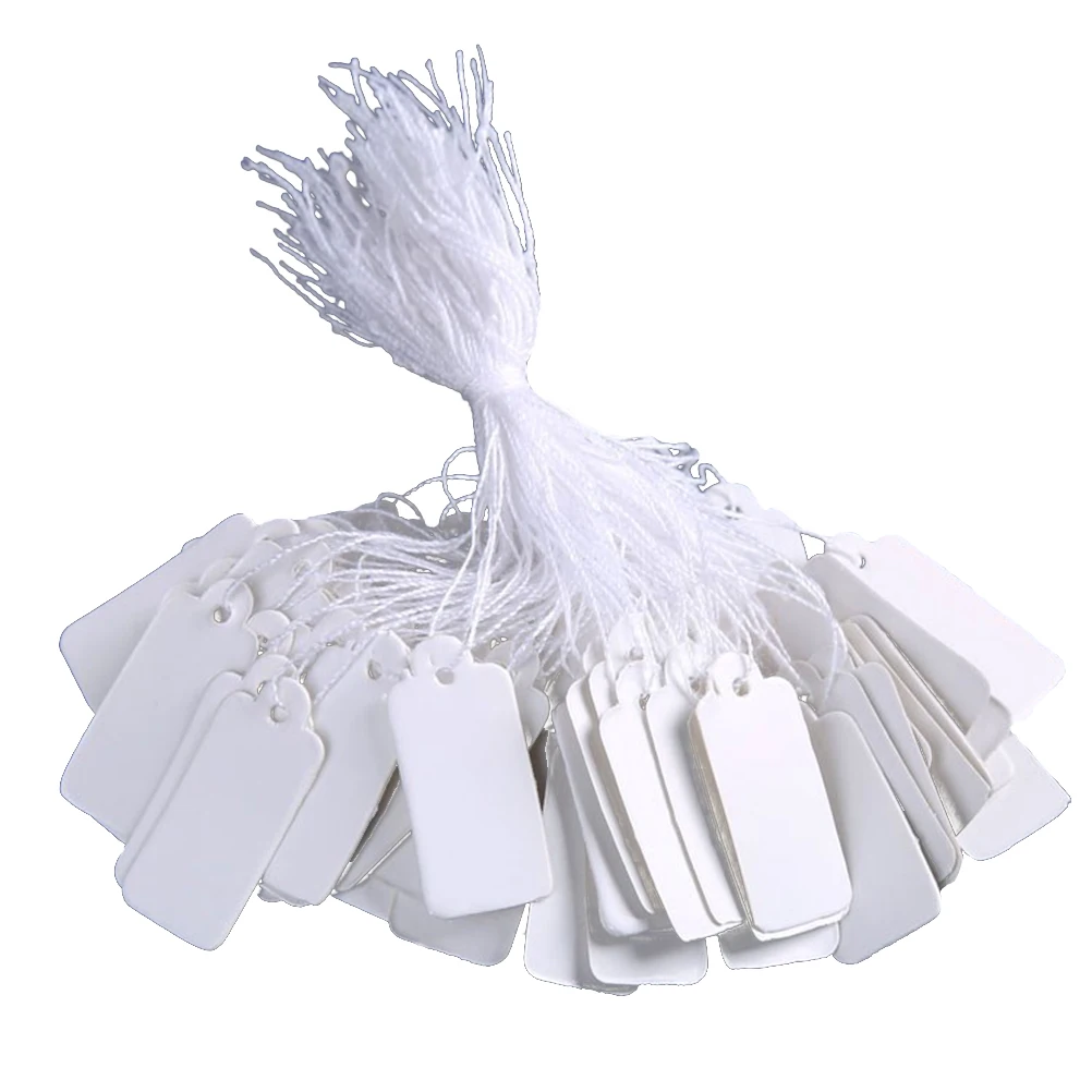 500pcs Price Tags Blank Labels for Clothing Jewelry Display Smooth Writing Hanging Stock Management Craft Supplies
500pcs Price Tags Blank Labels for Clothing Jewelry Display Smooth Writing Hanging Stock Management Craft Supplies