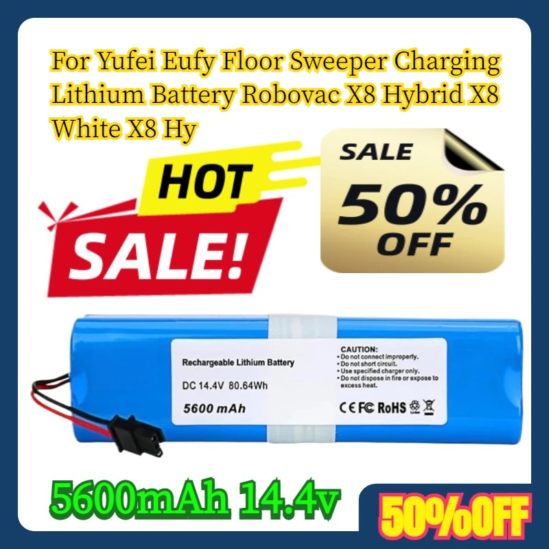 For Yufei Eufy Floor Sweeper Charging Lithium Battery Robovac X8 Hybrid X8 White X8 Hy
For Yufei Eufy Floor Sweeper Charging Lithium Battery Robovac X8 Hybrid X8 White X8 Hy