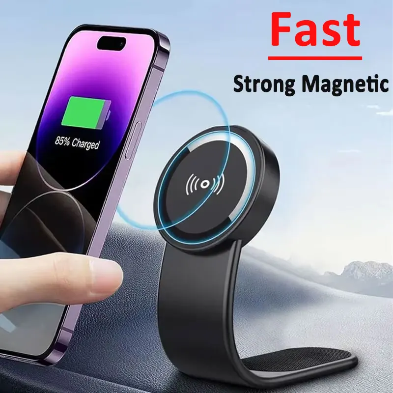 Magnetic Car Phone Holder Wireless Charger Car Fast Charging Dashboard Car Mount Bracket for iPhone 15 14 13 12 Pro Max Macsafe
Magnetic Car Phone Holder Wireless Charger Car Fast Charging Dashboard Car Mount Bracket for iPhone 15 14 13 12 Pro Max Macsafe