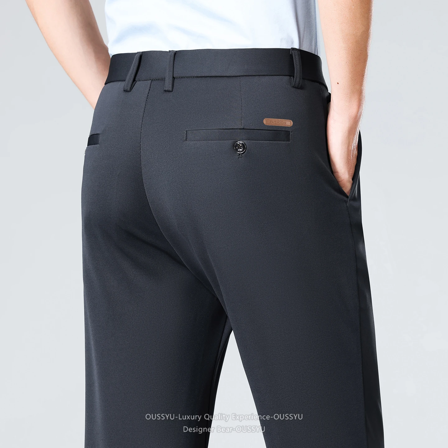 Summer Thin New Men Stretch Business Formal Trousers Slim Straight Fit Long Pants Elastic Waist Office Work Wear Plus Size 40 42
Summer Thin New Men Stretch Business Formal Trousers Slim Straight Fit Long Pants Elastic Waist Office Work Wear Plus Size 40 42