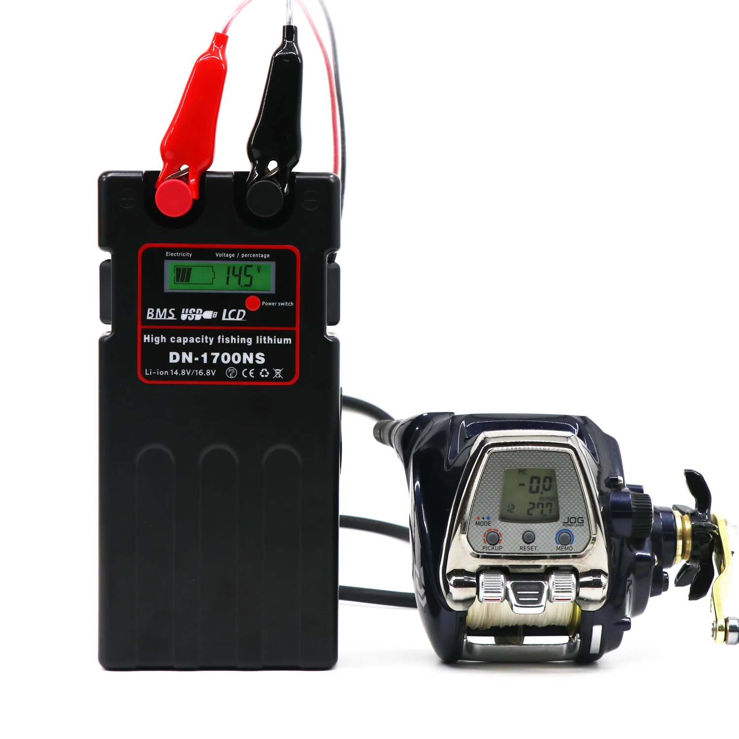 7800mAh 14.8v Newly Designed Cordless Dawa Lithium Battery For Deep Sea Boat Fishing Electric Take-up Reel High Capacity
7800mAh 14.8v Newly Designed Cordless Dawa Lithium Battery For Deep Sea Boat Fishing Electric Take-up Reel High Capacity