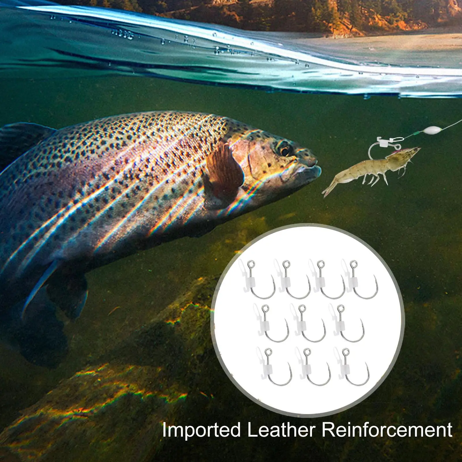 Рыболовный крючок для креветок, светящиеся крючки для живой наживки, 10 шт., рыболовные снасти для соленой и пресной воды, краппи, лосося, судака, озера
Рыболовный крючок для креветок, светящиеся крючки для живой наживки, 10 шт., рыболовные снасти для соленой и пресной воды, краппи, лосося, судака, озера