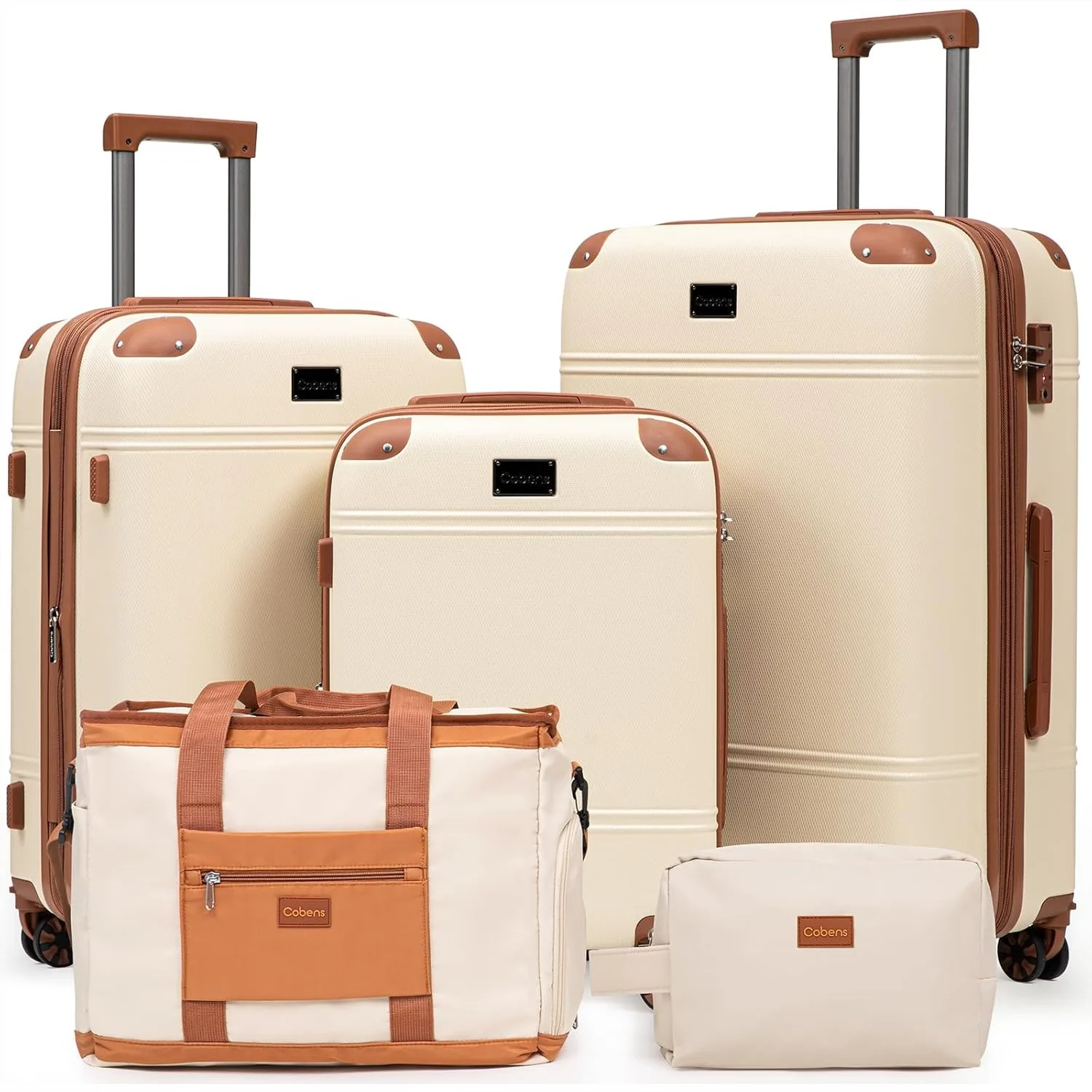 Expandable Luggage Sets 5 Piece with Detachable Spinner Wheels and TSA Lock, ABS Hard Case Suitcases for Travel
Expandable Luggage Sets 5 Piece with Detachable Spinner Wheels and TSA Lock, ABS Hard Case Suitcases for Travel