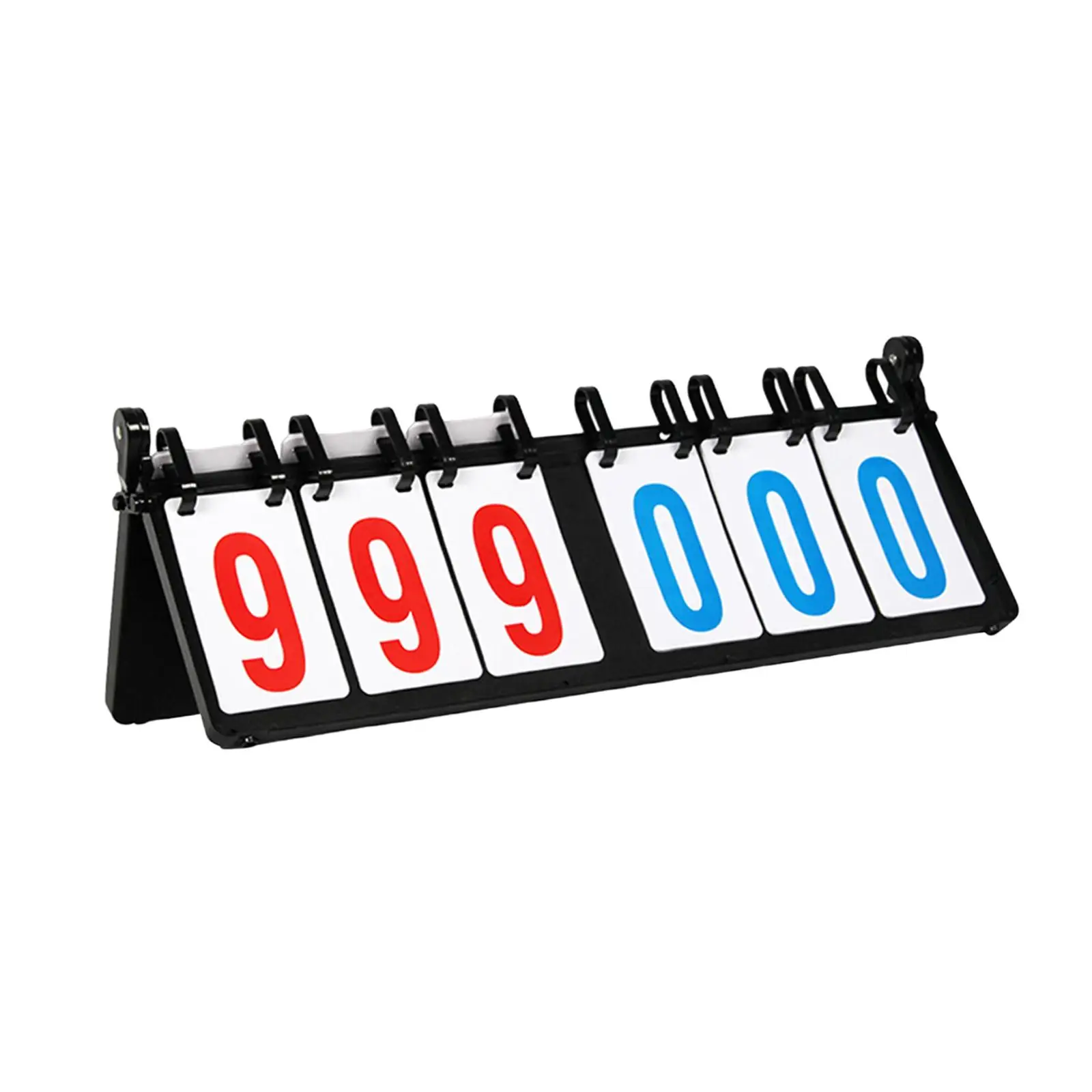 Flip Scoreboard 6 Digit Multipurpose Manual Score Flip Cards Score Keeper for Soccer Basketball Volleyball Baseball Tennis
Flip Scoreboard 6 Digit Multipurpose Manual Score Flip Cards Score Keeper for Soccer Basketball Volleyball Baseball Tennis