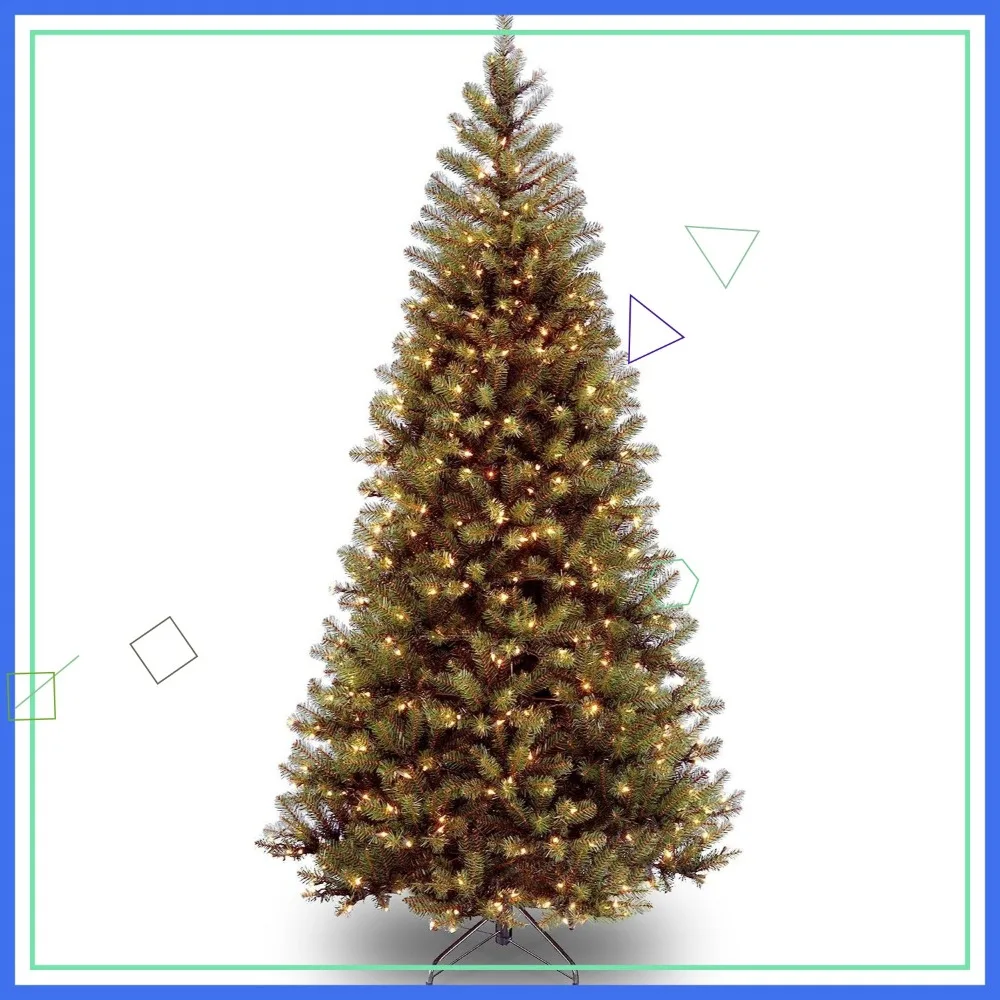 6ft Pre-Lit Artificial Christmas Tree with 300 Clear Lights, 697 Tips, Includes Stand for Easy Setup
6ft Pre-Lit Artificial Christmas Tree with 300 Clear Lights, 697 Tips, Includes Stand for Easy Setup