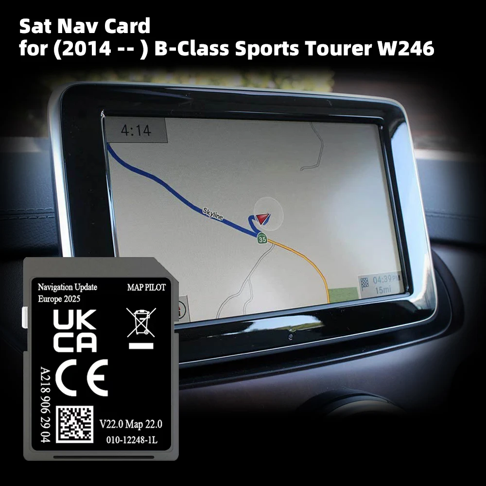 A218 V22 Compatibility with for Mercedes B-Class 2014-2020 Kosovo Croatia Navigation GPS 32GB SD Card
A218 V22 Compatibility with for Mercedes B-Class 2014-2020 Kosovo Croatia Navigation GPS 32GB SD Card
