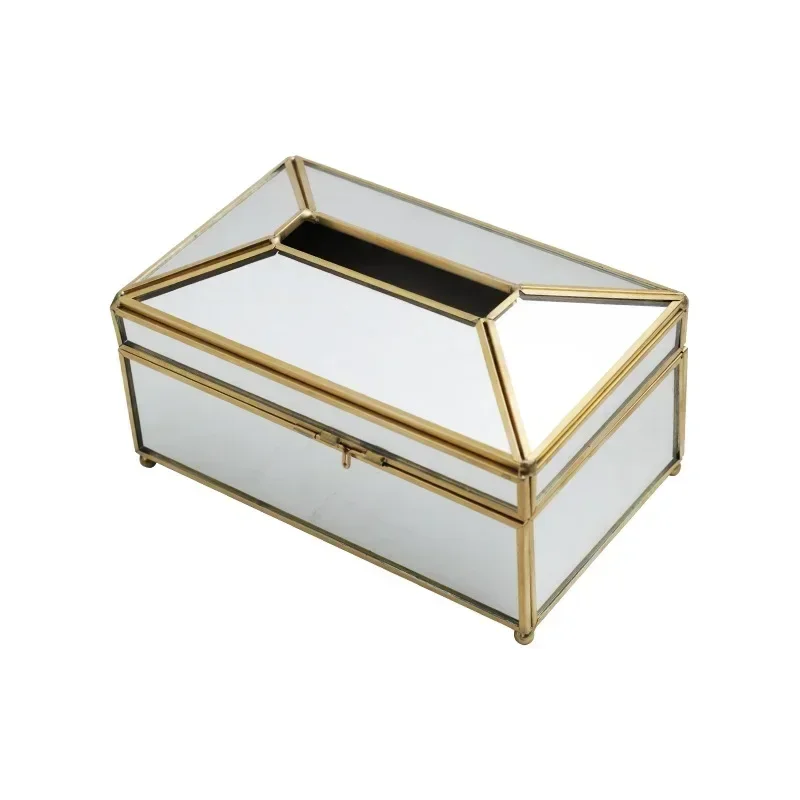Paper Tissue Boxes, Brass Glass Office Toilet Kitchen Napkin Holder, Car Storage Living Room , Tissue Holder,Table Organizer,
Paper Tissue Boxes, Brass Glass Office Toilet Kitchen Napkin Holder, Car Storage Living Room , Tissue Holder,Table Organizer,