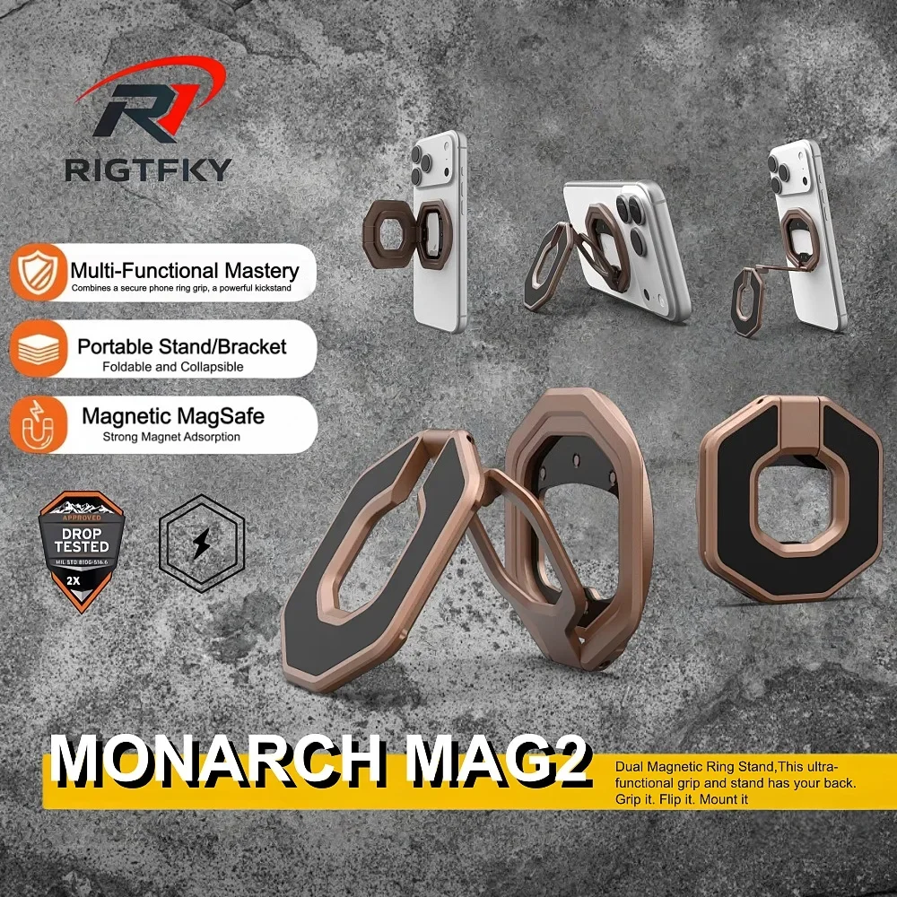 Multi-functional Strong Magnetic Double-sided Magnet Stand for Magsafe Metal Finger Grip Holder Bracket Portable Folding Ring
Multi-functional Strong Magnetic Double-sided Magnet Stand for Magsafe Metal Finger Grip Holder Bracket Portable Folding Ring
