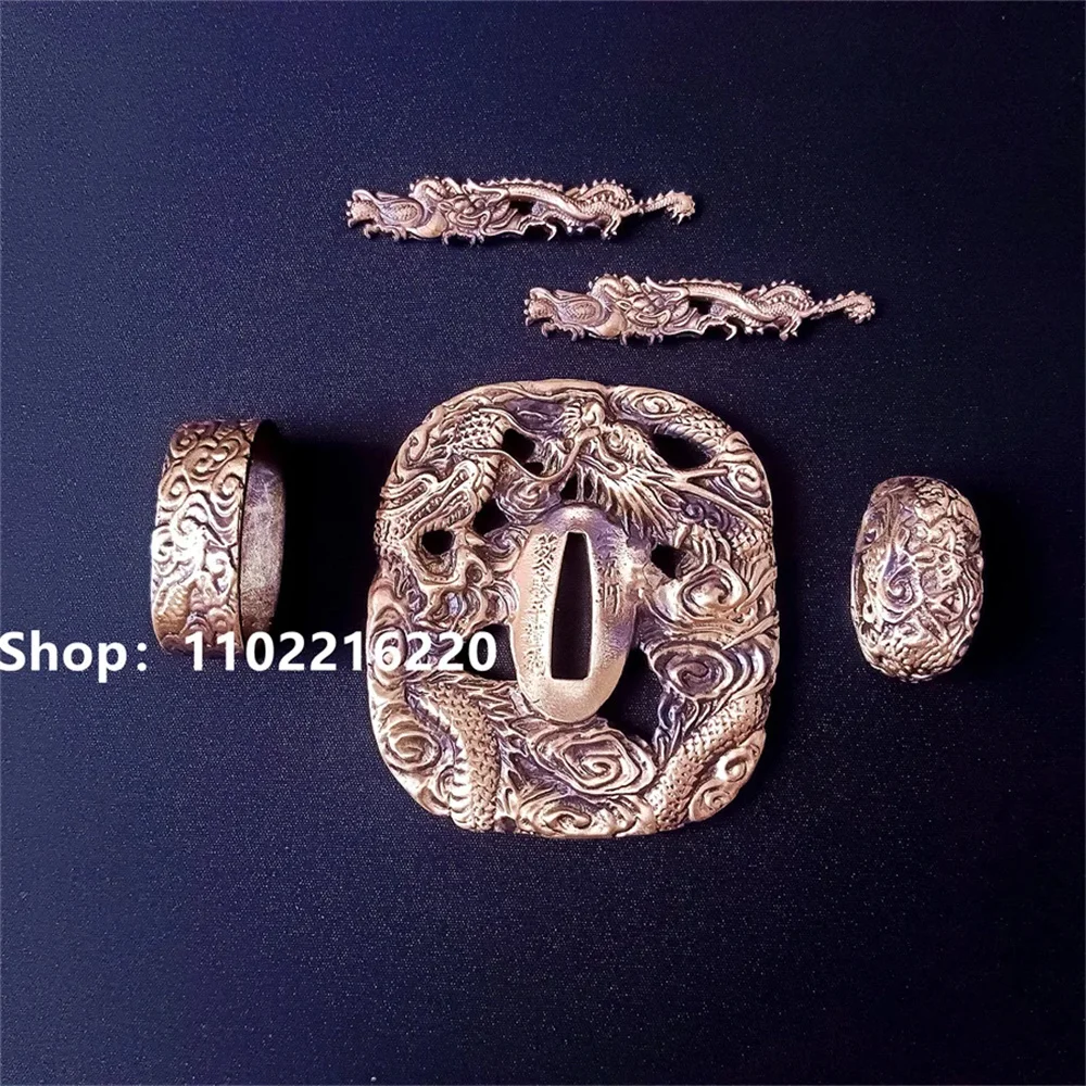 Wondful Медь Твердая Латунь Tsuba Handguard Guard Fuchi Kashira Menuki Для Настоящего Японии Самурай Катана Меч Фитинги Новый
Wondful Медь Твердая Латунь Tsuba Handguard Guard Fuchi Kashira Menuki Для Настоящего Японии Самурай Катана Меч Фитинги Новый