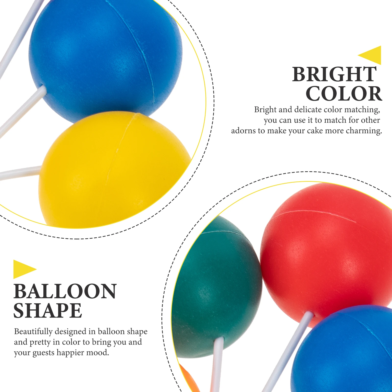 8 pcs Cake Decorating Picks Balloon Shaped Toppers Insert Dessert Cupcake Birthday Wedding Party Decorations Cake Decor
8 pcs Cake Decorating Picks Balloon Shaped Toppers Insert Dessert Cupcake Birthday Wedding Party Decorations Cake Decor