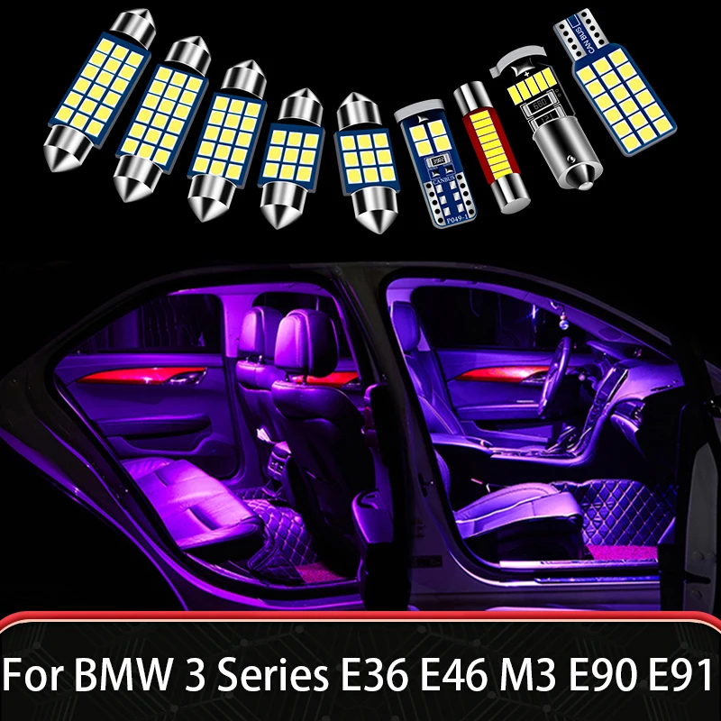 For BMW 3 Series E36 E46 M3 E90 Sedan E91 Touring Car LED Interior Reading Lamps Vanity Mirror BulbsTrunk Lights Accessories
For BMW 3 Series E36 E46 M3 E90 Sedan E91 Touring Car LED Interior Reading Lamps Vanity Mirror BulbsTrunk Lights Accessories