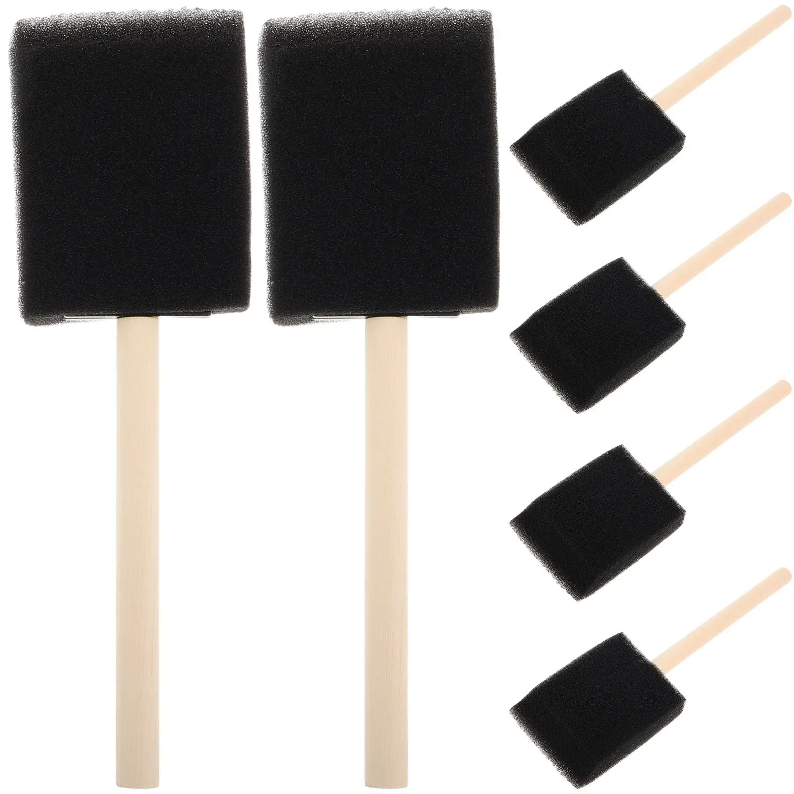 6 Pcs Brush Paint Brushes Craft Sponges Soft Black Wooden Handle Kids Painting Kids Painting Brushes Supplies
6 Pcs Brush Paint Brushes Craft Sponges Soft Black Wooden Handle Kids Painting Kids Painting Brushes Supplies